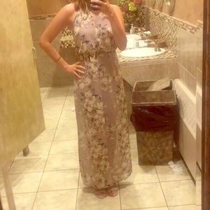 Floral Print Maxi Dress